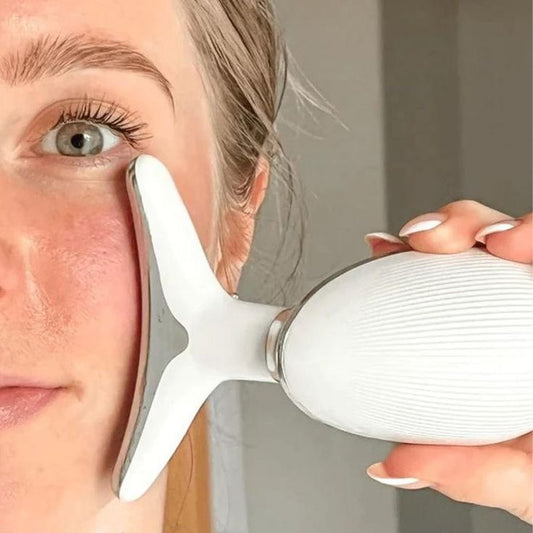 Masajeador facial y de cuello LED 3 colores-Rejuvenece tu piel desde casa